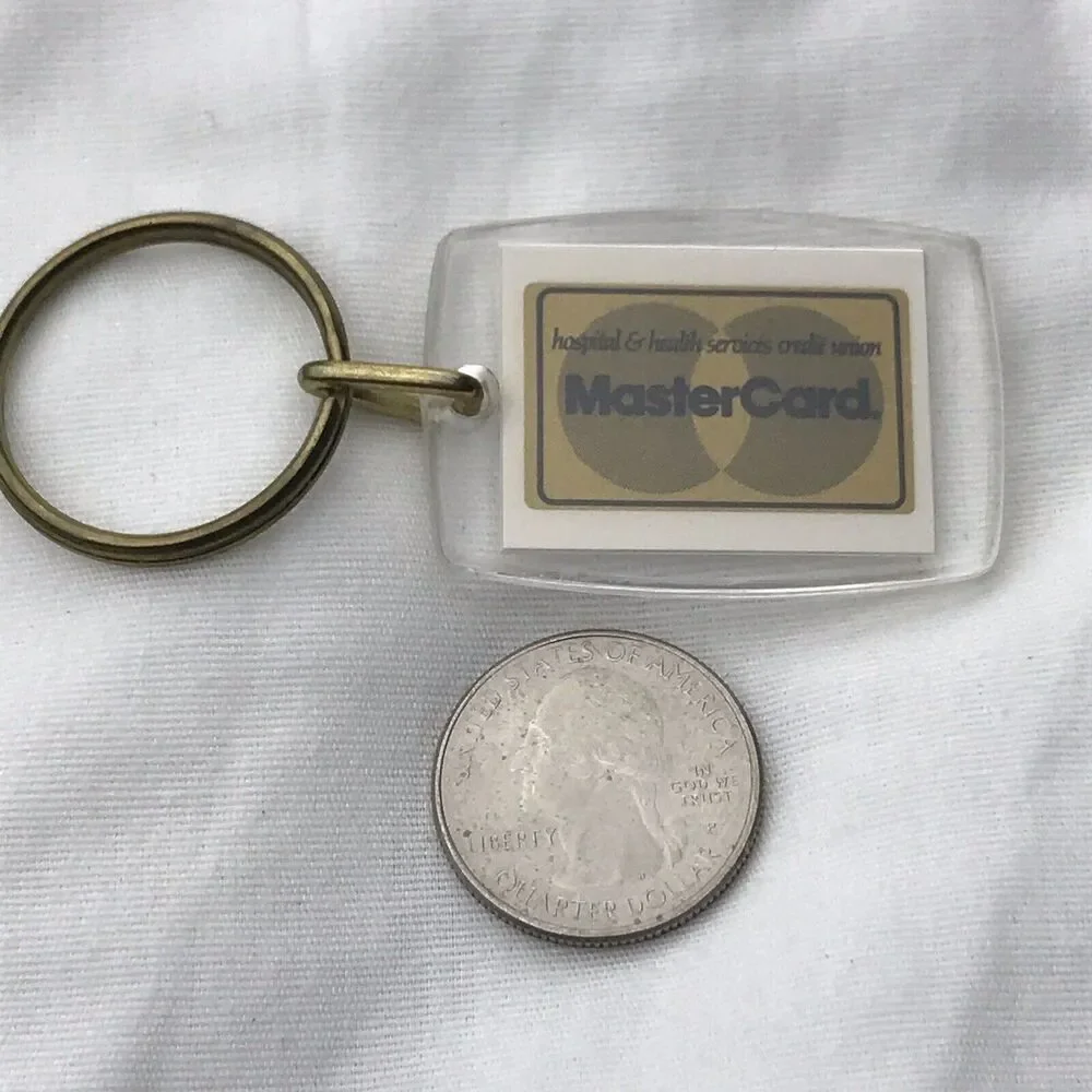 Mastercard Key Chain Hospital and Health services Credit Union Vintage